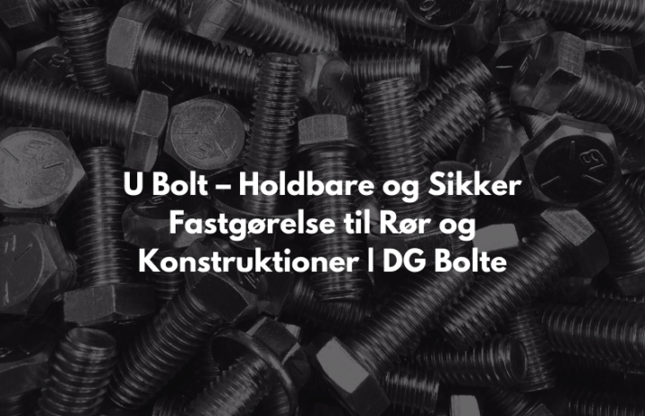 U Bolt Holdbare Og Sikker Fastg relse Til R r Og Konstruktioner DG u-bolt-holdbare-og-sikker-fastg-relse-til-r-r-og-konstruktioner-dg